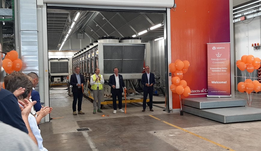 Vertiv potenzia ulteriormente le capacità produttive di soluzioni ad acqua refrigerata